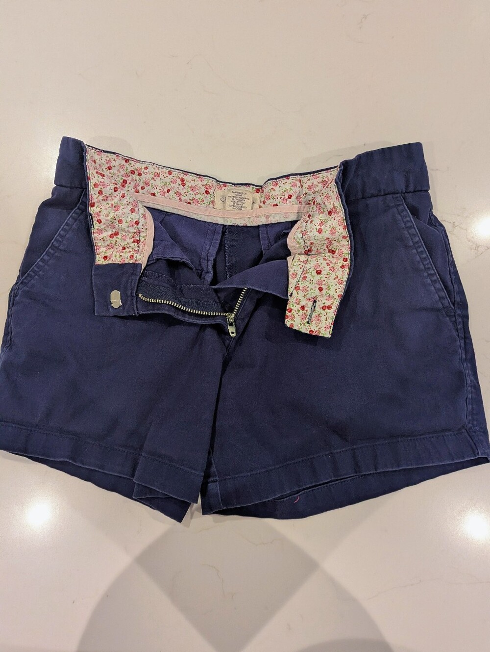 Cambridge Dry Good Purple Casual Women's Cotton Shorts (size 2) Preppy